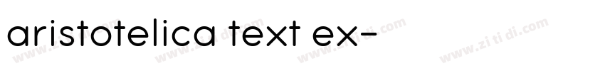 aristotelica text ex字体转换